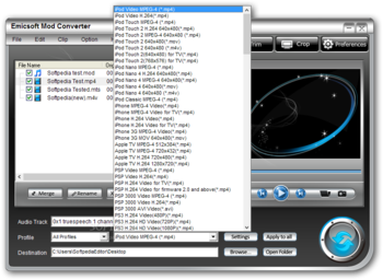 Emicsoft Mod Converter screenshot 2