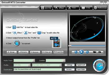 Emicsoft MTS Converter screenshot 3