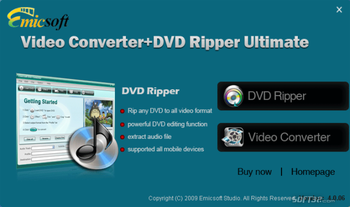 Emicsoft Video Converter + DVD Ripper Ultimate screenshot 2