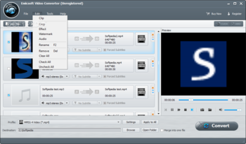 Emicsoft Video Converter screenshot 2