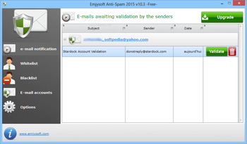 Emjysoft Anti-Spam screenshot