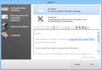 Emjysoft Anti-Spam screenshot 7