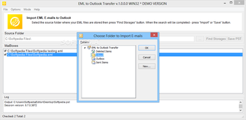 EML to Outlook Transfer screenshot 2