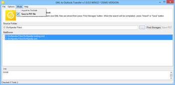 EML to Outlook Transfer screenshot 5
