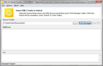 EML to Outlook Transfer screenshot 2