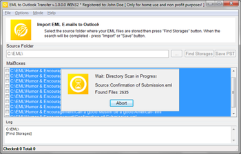 EML to Outlook Transfer screenshot 3