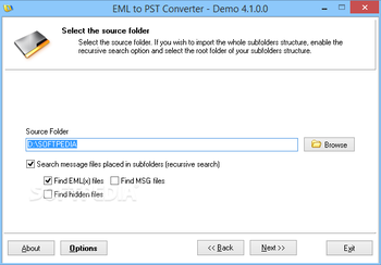 EML to PST Converter screenshot 2