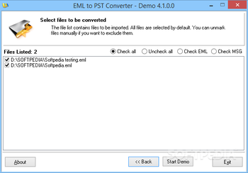 EML to PST Converter screenshot 3