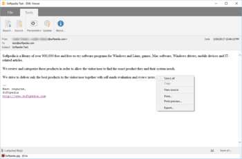 EML Viewer screenshot 2