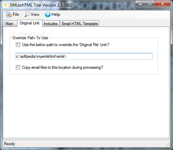 emltohtml screenshot 2