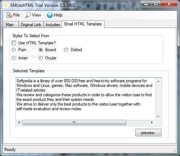 emltohtml screenshot 3