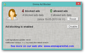 Emma Ad Blocker screenshot