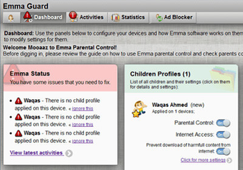 Emma Parental Control screenshot