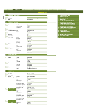 Employee Database Manager Lite screenshot 3