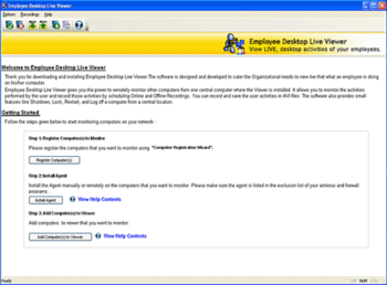 Employee Desktop Live Viewer screenshot