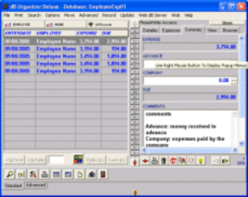 Employee Expense Organizer screenshot 2