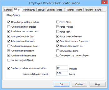 Employee Project Clock screenshot 18