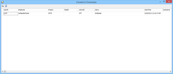Employee Project Clock screenshot 5