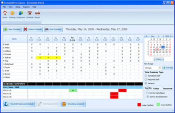 Employee Scheduling Software by EDP screenshot