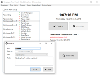 Employee Time Punch screenshot 3