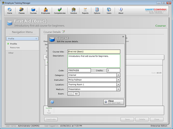 Employee Training Manager (Professional) screenshot 3