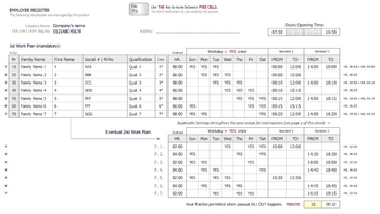 Employee Work Schedule screenshot 3