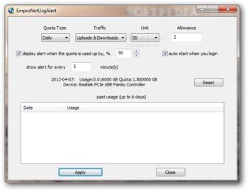 EmproNetUsgAlert screenshot