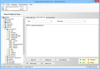 Empty Folder Cleaner screenshot 3
