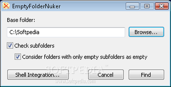 Empty Folder Nuker screenshot