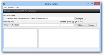 Empty Tables screenshot