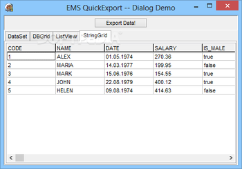 EMS Advanced Export Component Suite screenshot 5