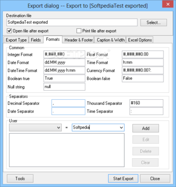EMS Advanced Export Component Suite screenshot 7