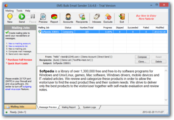 EMS Bulk Email Sender screenshot