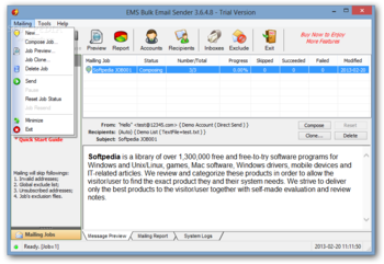 EMS Bulk Email Sender screenshot 2