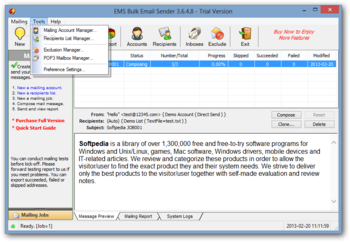 EMS Bulk Email Sender screenshot 3