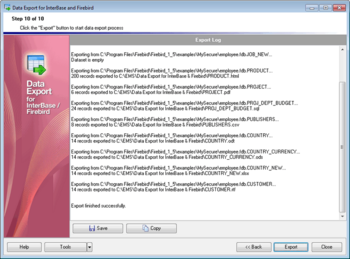 EMS Data Export for InterBase/Firebird screenshot 13