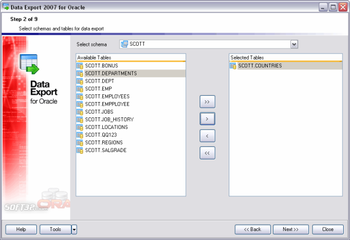 EMS Data Export for Oracle screenshot 2