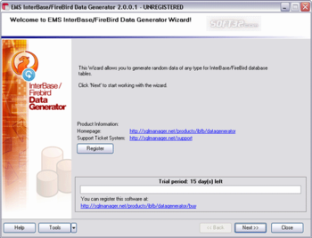 EMS Data Generator for InterBase/Firebird screenshot