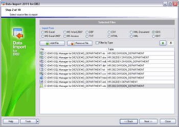 EMS Data Import for DB2 screenshot 2