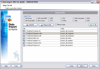 EMS Data Import for MySQL screenshot 3