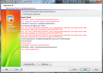 EMS Data Import for SQL Server screenshot 9