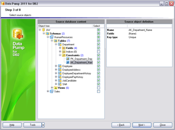 EMS Data Pump for DB2 screenshot 2