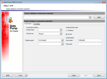 EMS Data Pump for Oracle screenshot