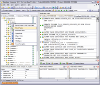 EMS DB Comparer for InterBase/Firebird screenshot