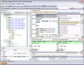 EMS DB Comparer for Oracle screenshot 2