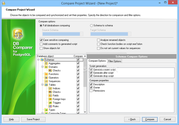 EMS DB Comparer for PostgreSQL screenshot 4