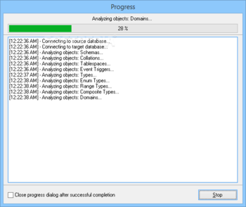 EMS DB Comparer for PostgreSQL screenshot 5