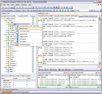 EMS DB Comparer for SQL Server screenshot