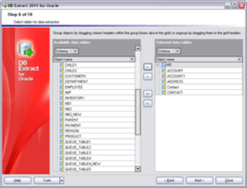 EMS DB Extract for Oracle screenshot 3
