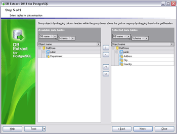 EMS DB Extract for PostgreSQL screenshot 3